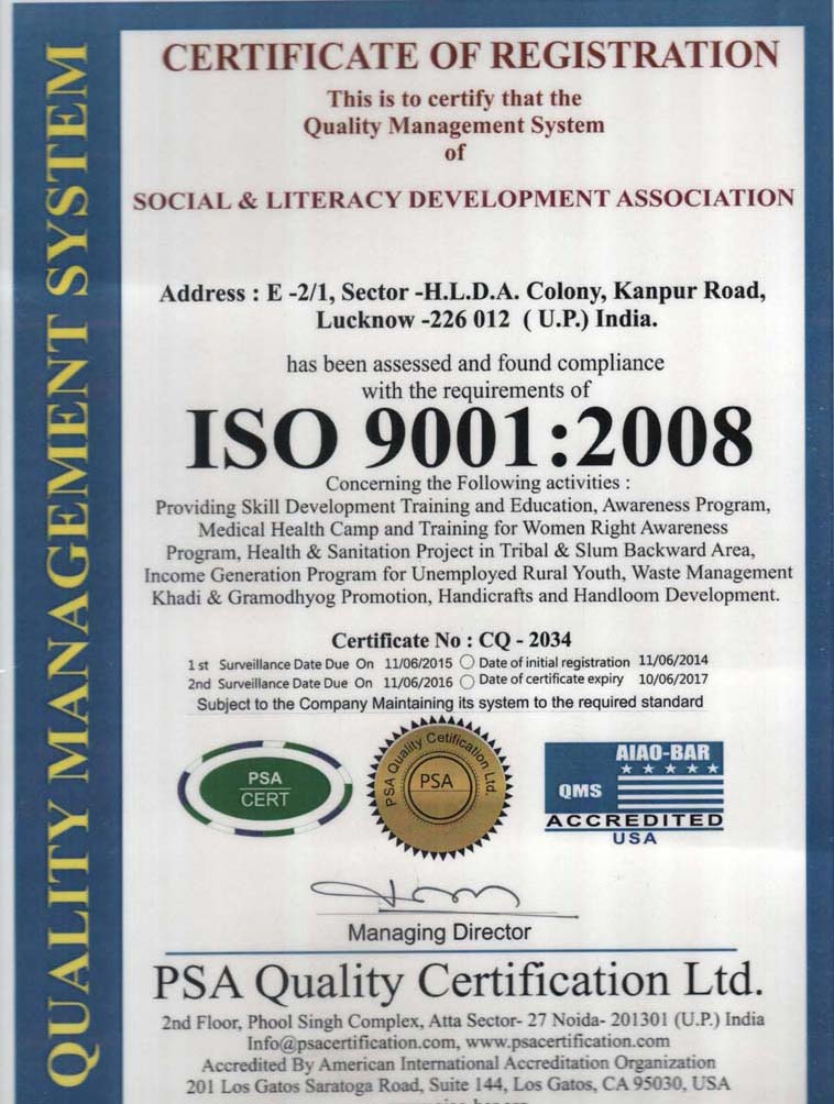 ISO Certificate